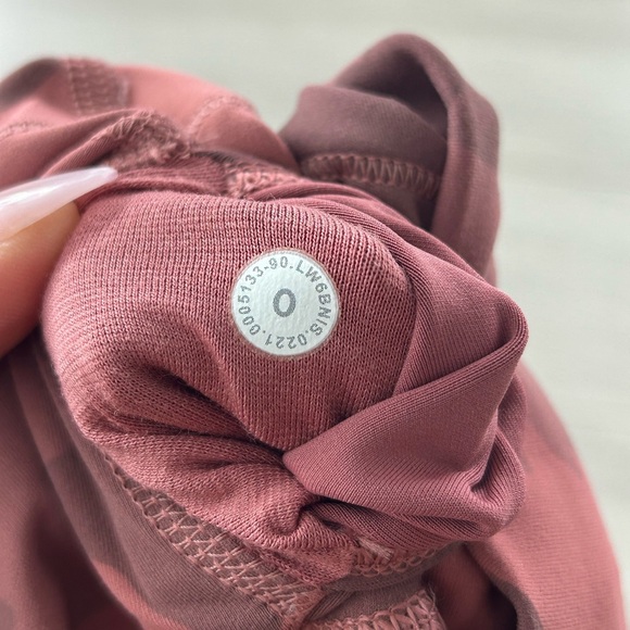 Lululemon Wunder Train High-Rise Crop Leggings 23" Heritage 365 Camo Brier Rose - Picture 8 of 15